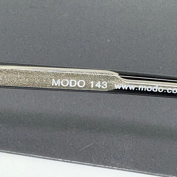Modo MOD. 433 658 Black Clear Eyeglasses Frames 46-17 143 Italy Designer - Picture 4 of 14